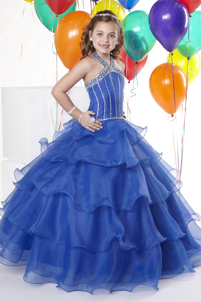 Royal Blue Glitz Pageant Dress 33402