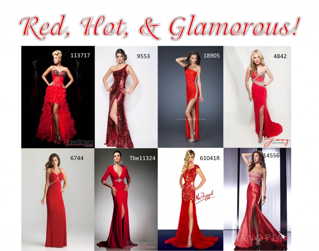 Red Designer Gowns